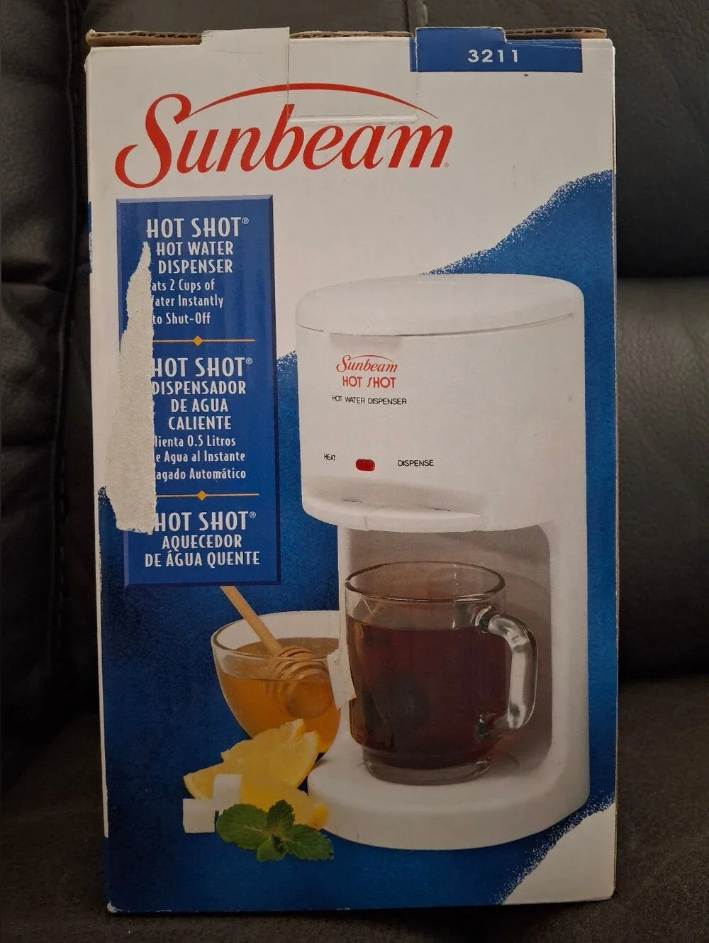 New/1998 Sunbeam - Hot Shot Hot Water Dispenser Model #3211 NOS/Vintage